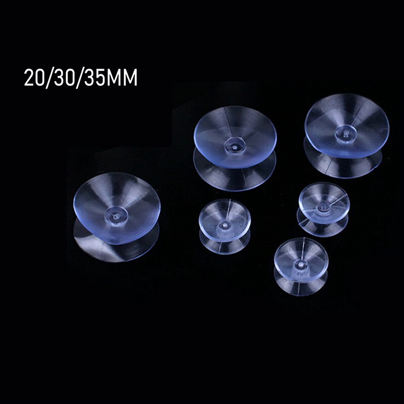 20/30/35mm dobbeltsidige sklisikre sugekopper klar plast gummi vindussugere pads glass bord kjøkken baderomsholder