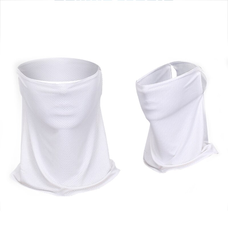 Mascarilla de protección solar para Golf, máscara transpirable, color blanco, novedad