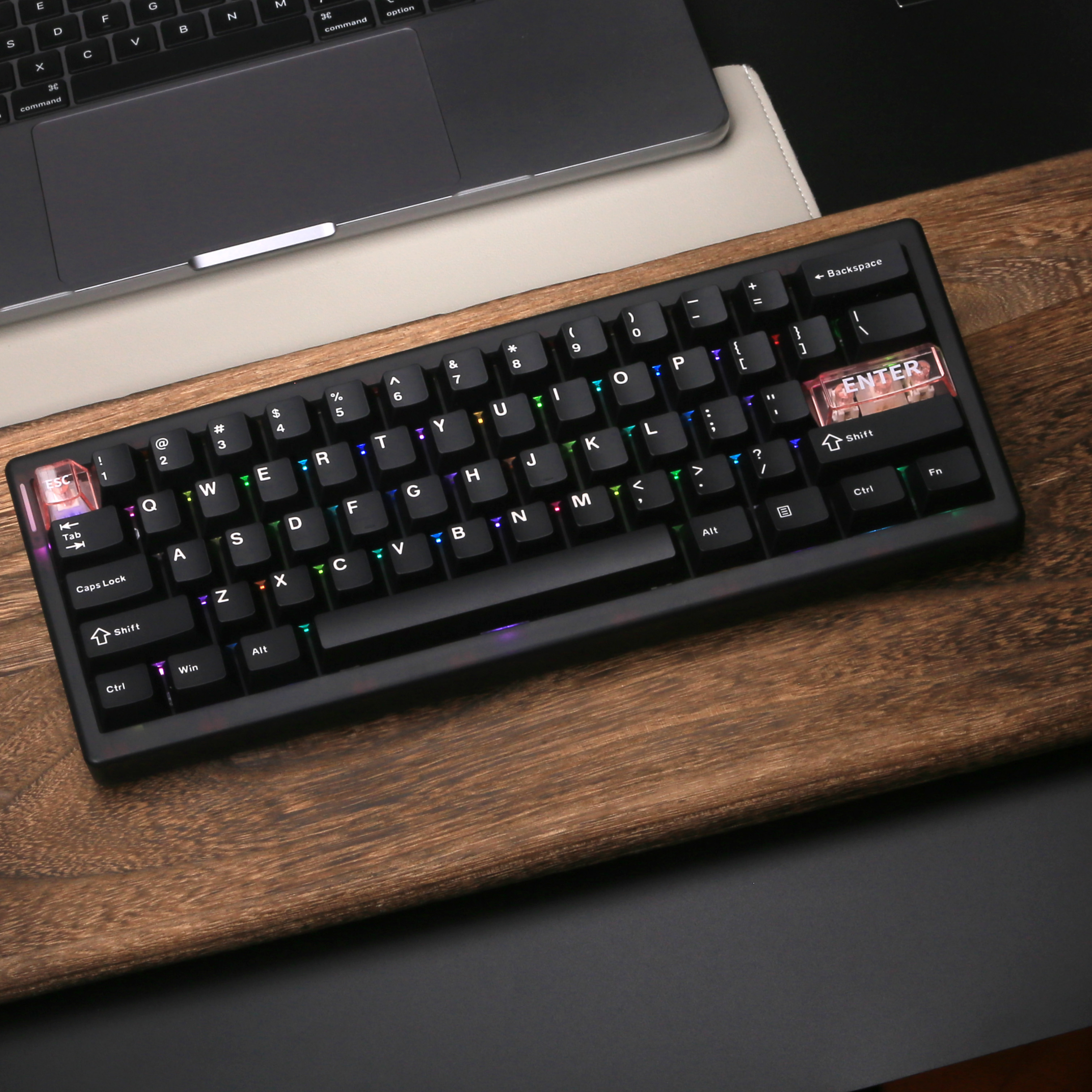 CIDOO QK61 V2 Mechanical Keyboard 60% Layout Gasket Structure VIA /Qmk Programmable -Swap Three Mode Wireless RGB Keyboard