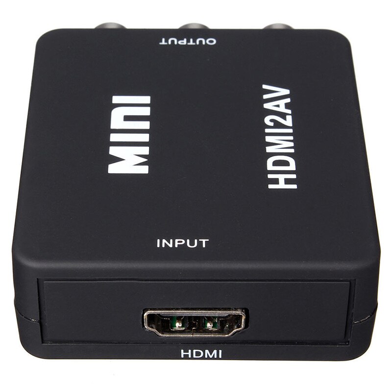 Mini HDMI to RCA Composite Video o AV Adapter Converter Adapter 720P 1080P