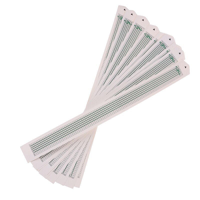 DIY Hand Cranked Music Box Compose Music Blank Papers Strip 10pcs 15 Tones Blank Paper Tape