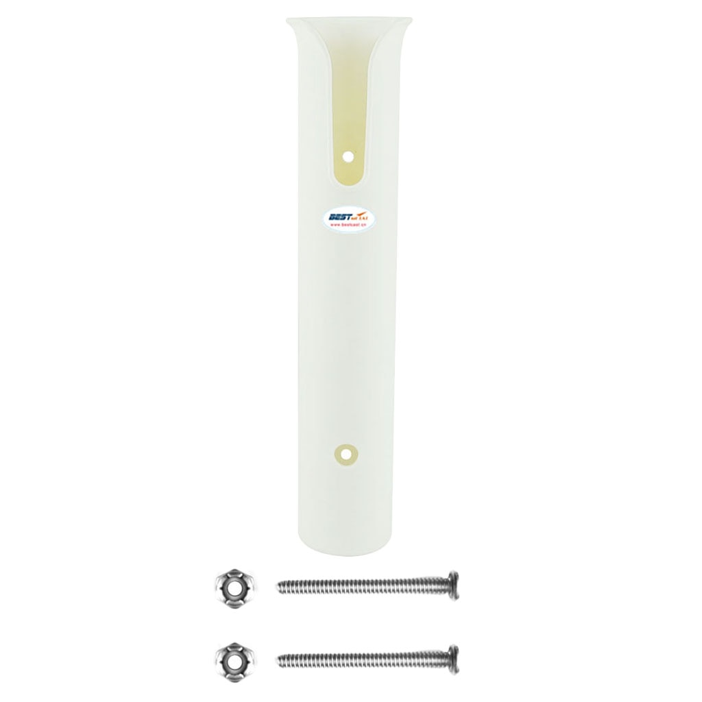 Portable 1 caño de aparejos cañas de pescar y soporte de carrete organizador sostiene 1 caña bote blanco accesorios de Pesca