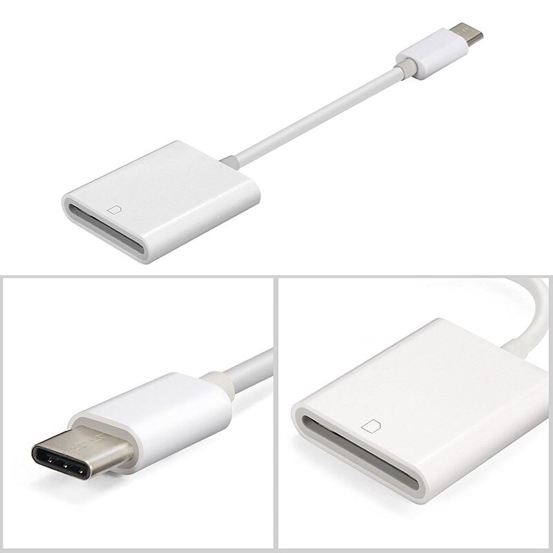 Lecteur de carte mémoire Micro SD OTG, adaptateur de foudre pour Apple Android Samsung Galaxy S8