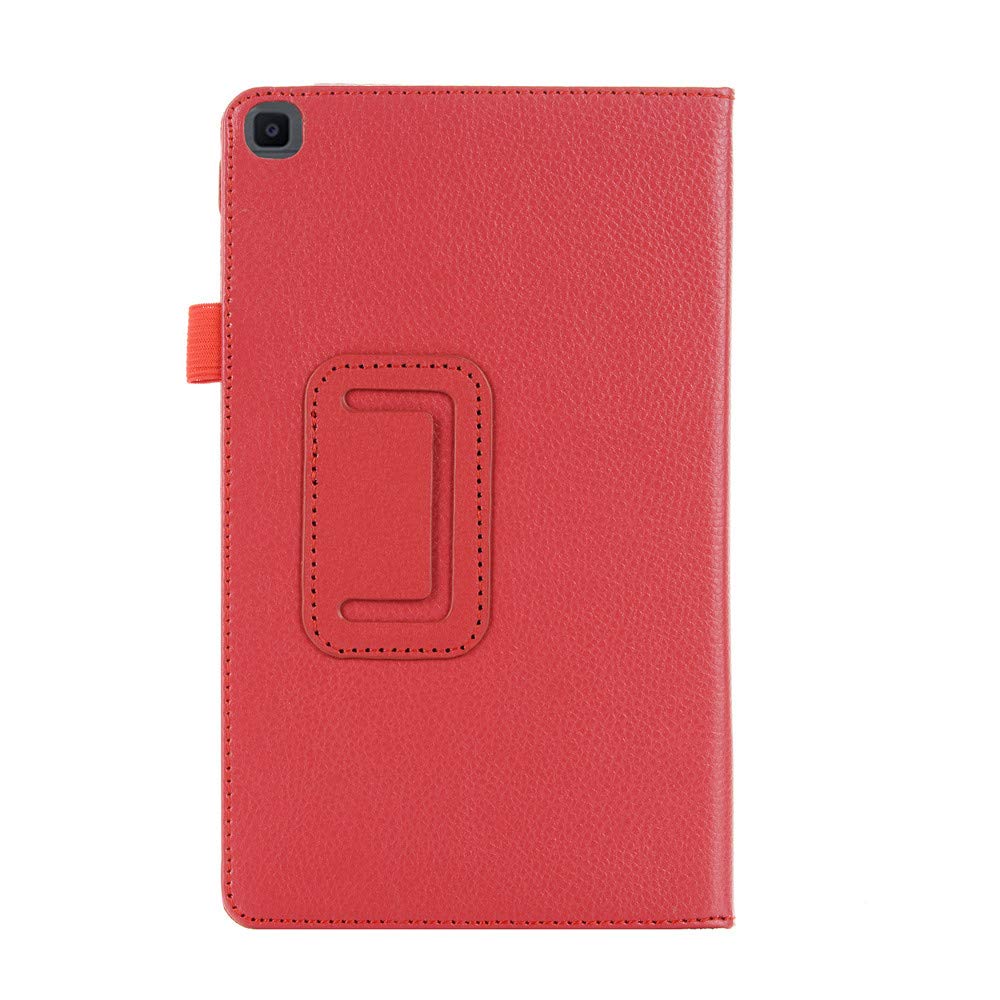For Samsung Galaxy Tab A 8.0" inch tablet SM-T290 T295 T297 PU leather cover case PU Leather Protective Case funda: Red