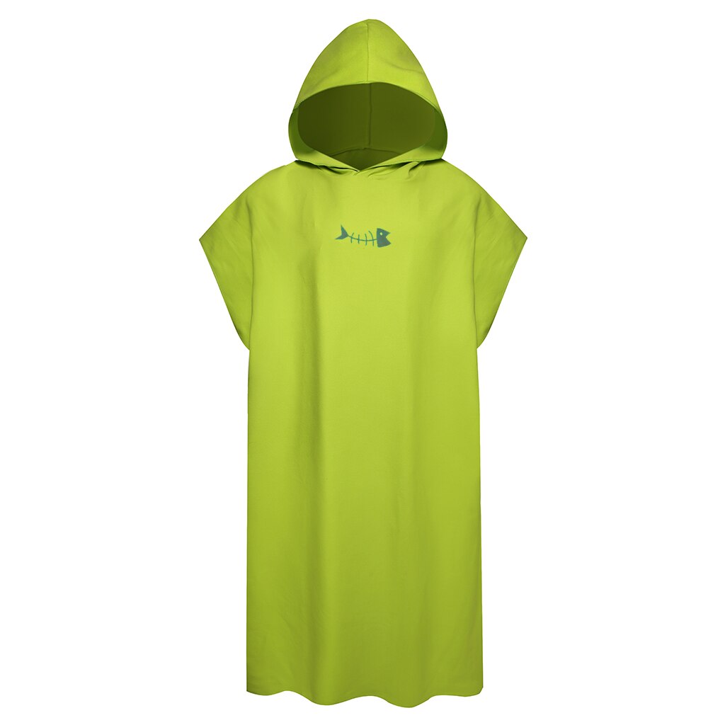 Poncho de Surf, traje de baño absorbente de agua, albornoz cambiante con capucha, baño de playa de secado rápido suave para hombres y mujeres para hacer Surf