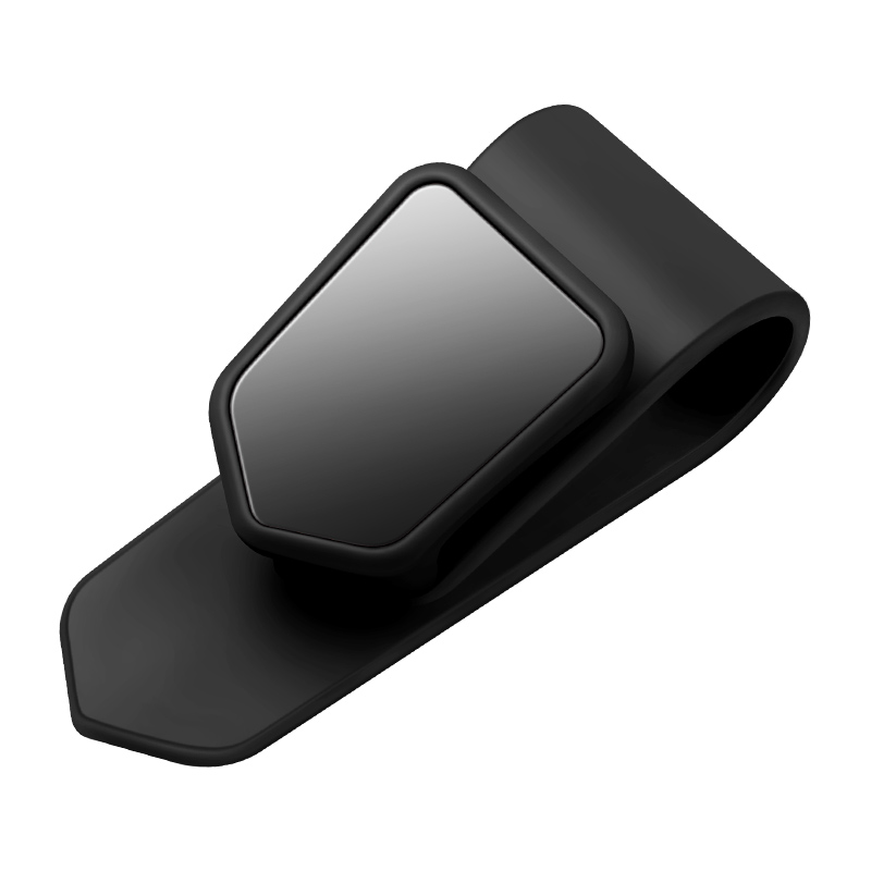 General Motors zonnescherm brillenkoker, zonnebrilclip, ticketclip, clip, brilclip, auto-onderdelen: Black