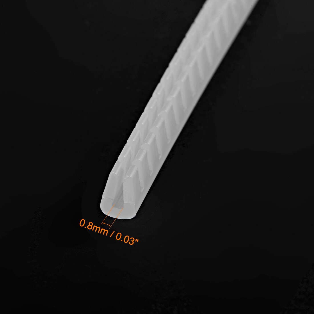 uxcell 1 Pcs Push-in Sharp Edge Protector Movable Bushing 33ft Fit 0mm-0.8mm Edge for Marine,Automobile,Machinery