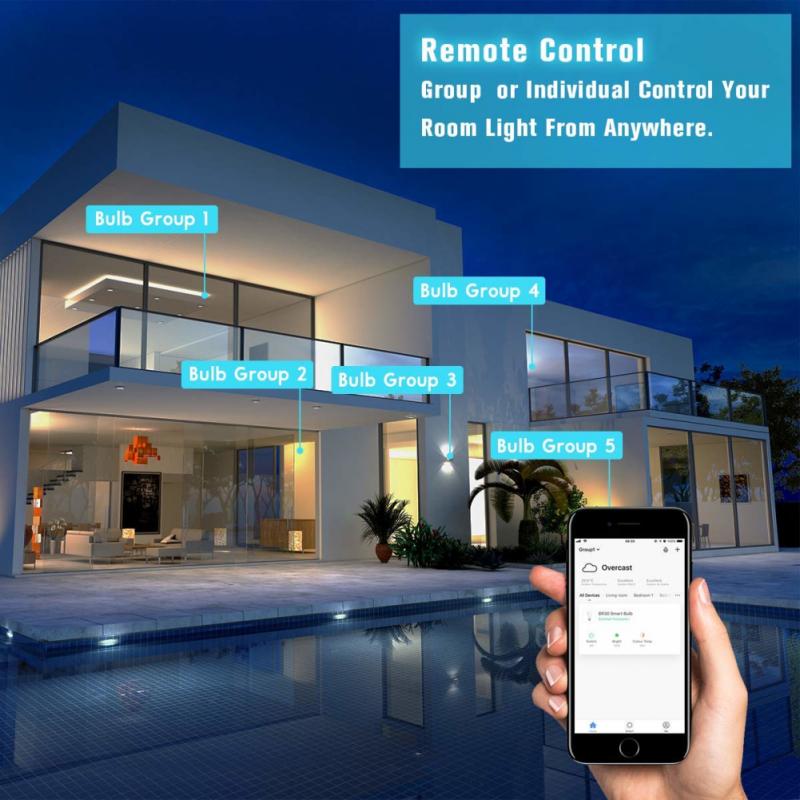 10W Smart WiFi LED Bulb RGB Dimmer Intelligent Light E27/E26/B22 Automation Work With Smart life Tuya For Alexa Google Home