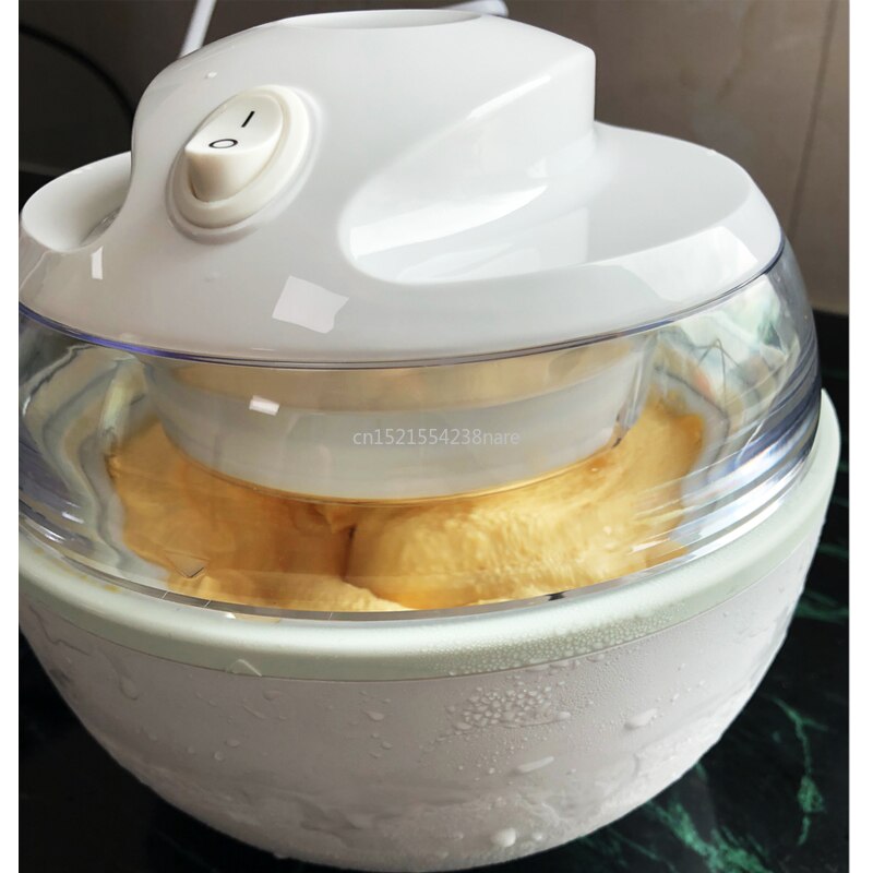 Máquina de helados para el hogar de 220V, máquina de helados portátil disponible, fácil operación, , 0,6 l