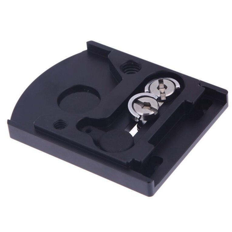 Montura de lente de cámara 410PL Placa de liberación rápida para Manfrotto 405 410 para sistema de liberación rápida RC4 negro