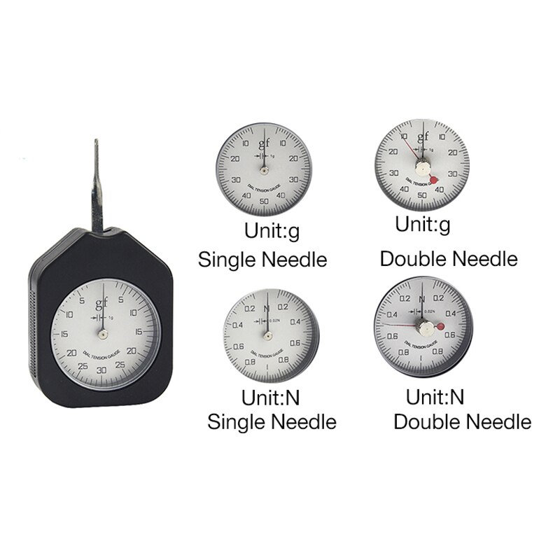 Tensiomètre à cadran ATG-150-1, tensiomètre, jauge de Force analogique, outils de Force à Double pointeur 150g
