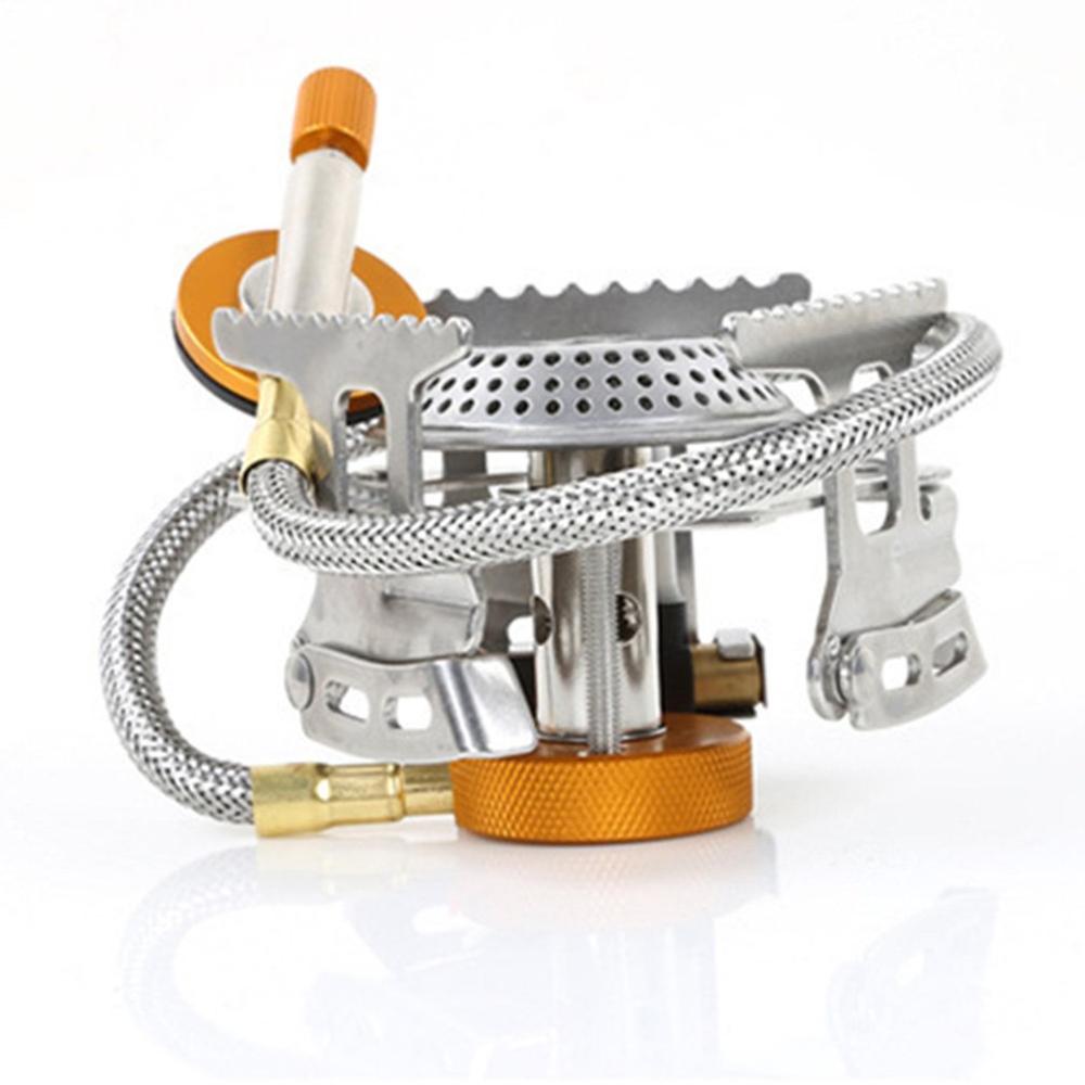 Outdoor Gas Stove Camping Gas burner Folding Electronic Stove hiking Portable Foldable Split Stoves