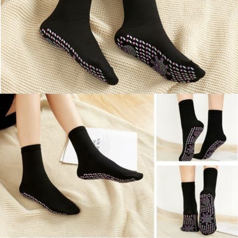 Samonagrzewające się skarpety turmalin magnetyczne skarpety CottonUnisex samonagrzewające skarpetki opieki zdrowotnej dla kobiet mężczyzn wycieczka magnetoterapia Comf