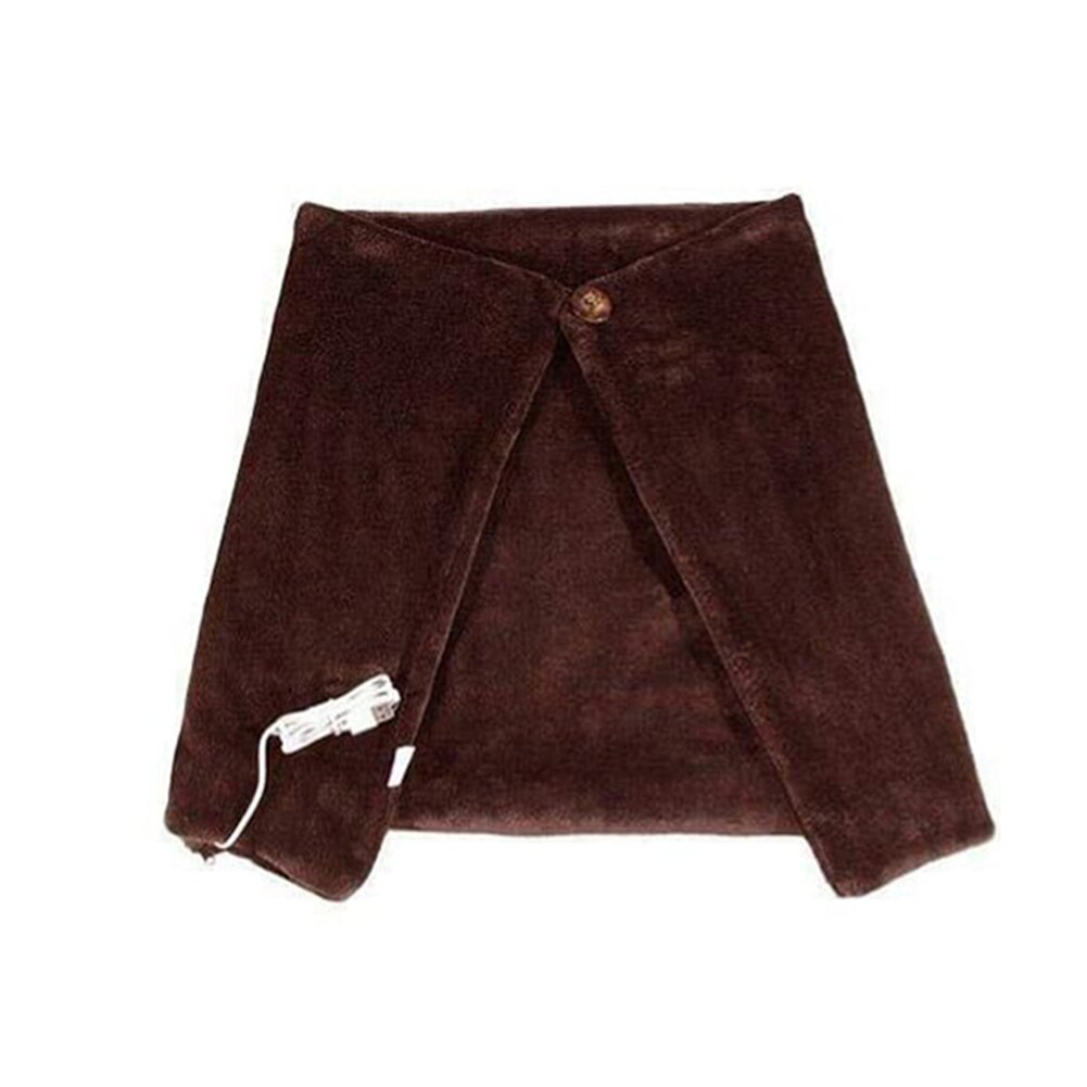5V USB Winter Electric Blankets Heated Shawl Wrap Detachable Heated Pad Throw Blanket for Home Office Sofa 45x80cm