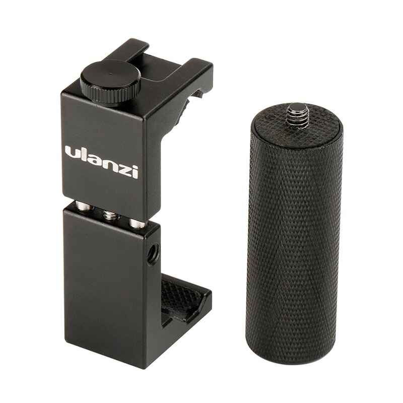 Ulanzi Smartphone Tripod Mount Aluminum Metal Universal Smart Phone Tripod Adapter Handle Grip Holder for iPhone Android