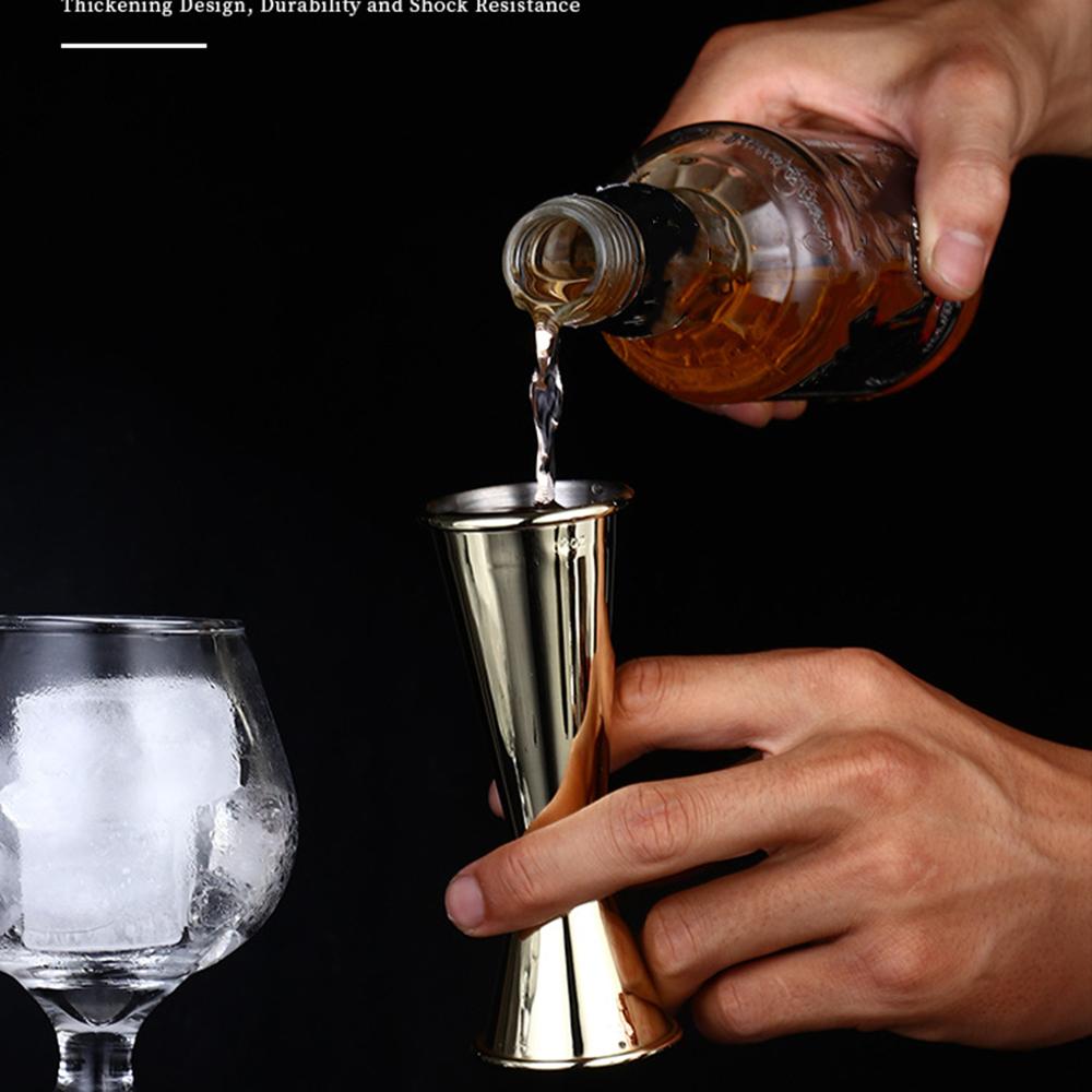 Slim Stainless Steel Measuring Cup Commercial Jigger Cocktail Bar Jigger Double Spirit Bartender