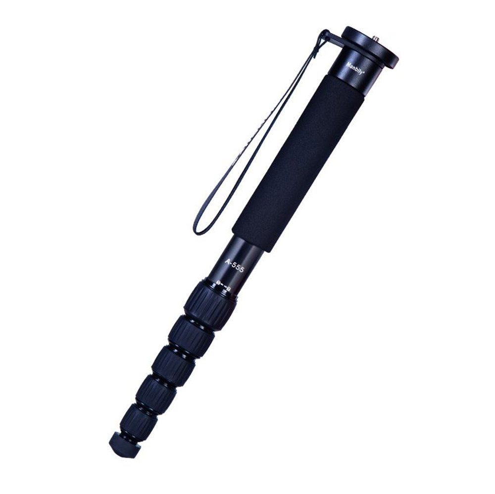 Cadiso Manbily A-555 160cm 63inch Aluminum Travel Monopod Mini Tripod Unipod Stick Ball head M2 Base for DSLR Camera