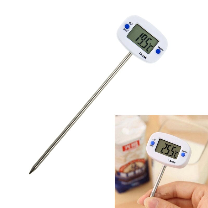Ta288 pin form digitalt termometer øyeblikkelig lese lomme olje melk kaffe vann test kjøkken matlaging termometer digitalmjj 88