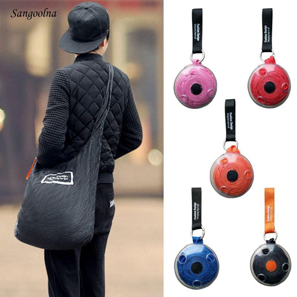 Foldable Shopping Storage Bags Large Capacity Tote Reusable Shopping Bags Stylish And Crossbody Bag Bolsa Plegable#LJC