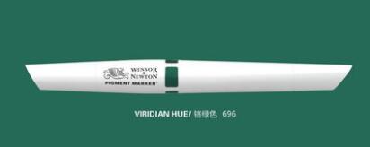 Winsor & Newton Pigment Markers Blue and Green Tones: Viridian Hue