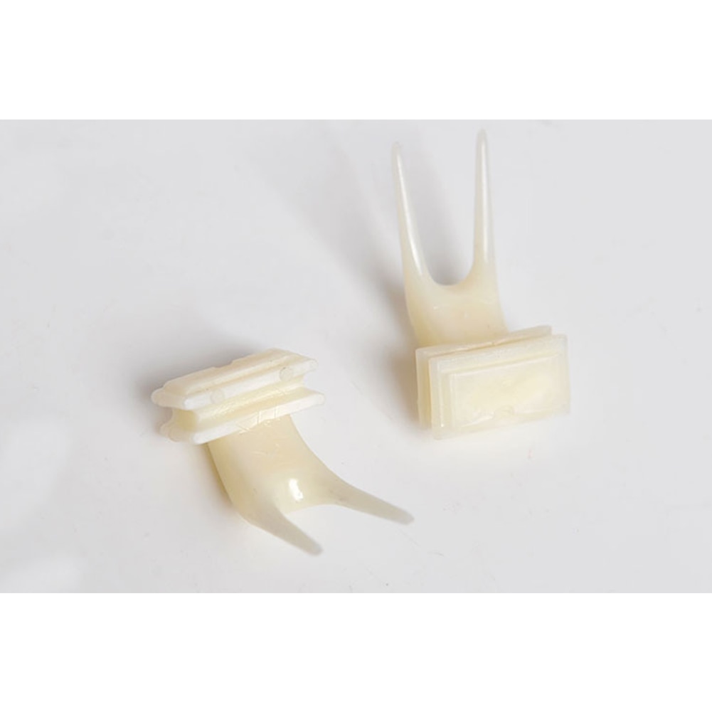 2pcs Feeding Pet Supplies Accessories Parakeet Practical Birds On Cage Food Holder Plastic Tool Parrot Fruit Fork Easy Install