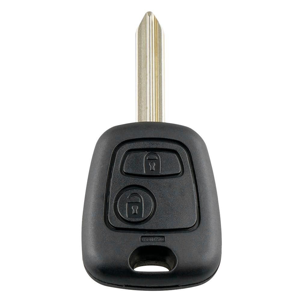 Repairment Key 2 Buttons Remote Car Key Fob Case Blank Key Shell for Citroen Saxo Berlingo Replace Broken Buttons: Default Title
