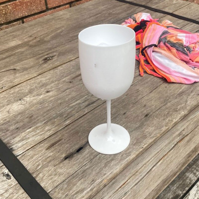 Ubrydelige vinglas kopper plast vinglas ideel til fest indendørs udendørs brug splintres vinglas sæt  of 3