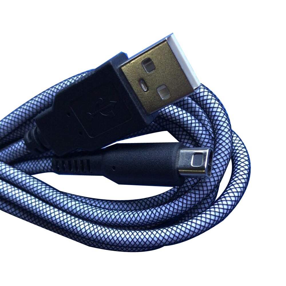 2 in 1 Charging Cable for 3DS USB 1.5m 24K Sync Data Cord for NDSI USB Data Cable Charger