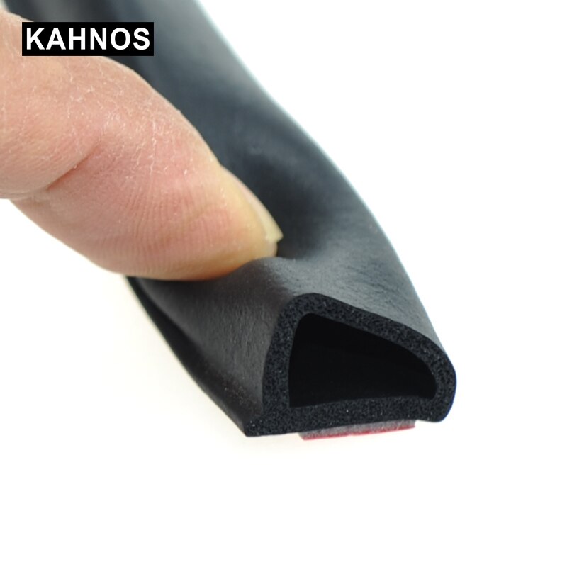 Sloping D Type Car Rubber Seal Waterproof Trim Noi... Grandado