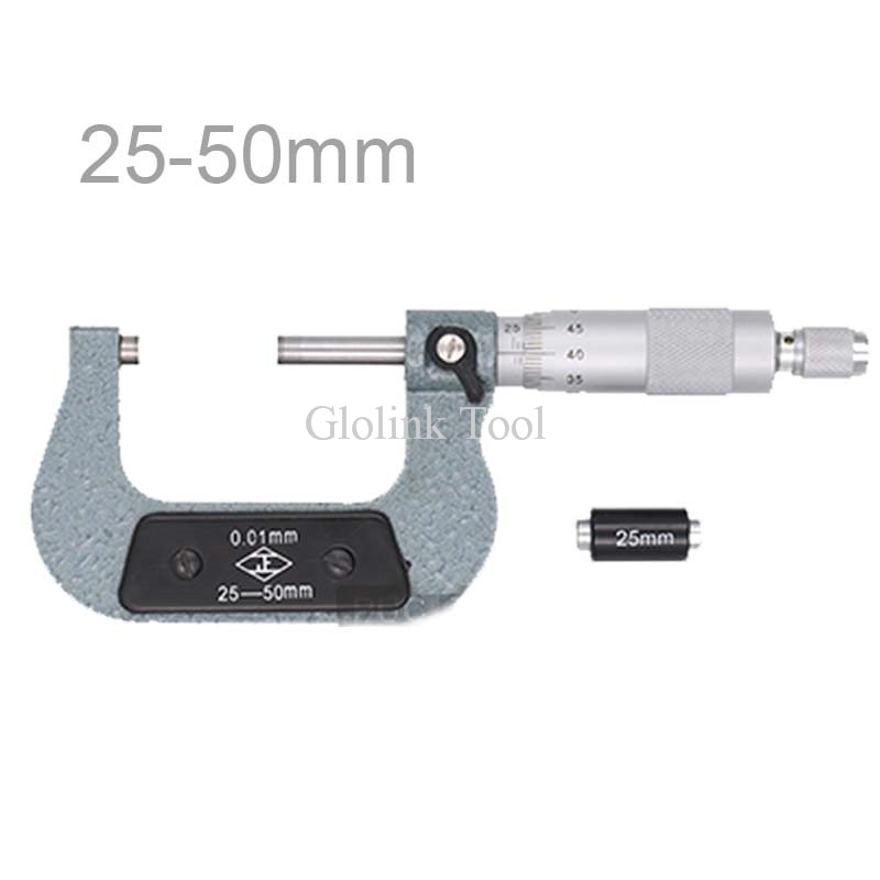25-50mm Outside Micrometer With Price Micrometer Thickness Gauge Measuring Tools
