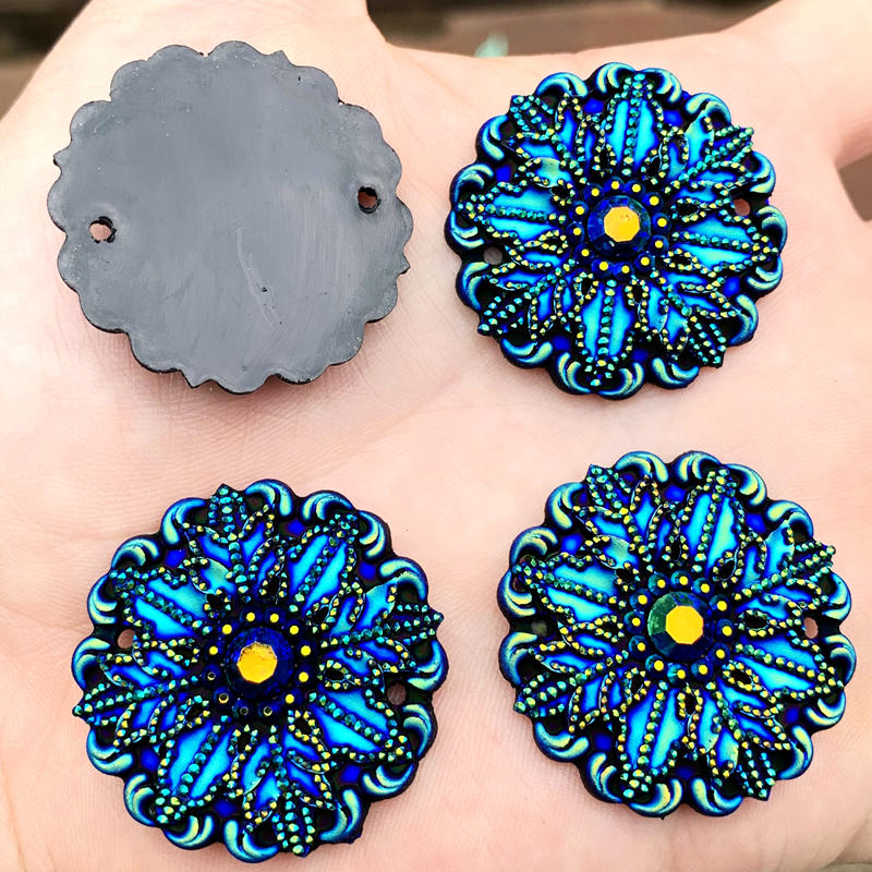 18 mm 5 stuks emaille glanzende ronde metalen knop met strass schacht Stijl #DIY naaien overjas kleding decoratieve knop - België 18 mm 5 stuks emaille glanzende ronde metalen knop met strass schacht Stijl #DIY naaien overjas kleding decoratieve knop - België