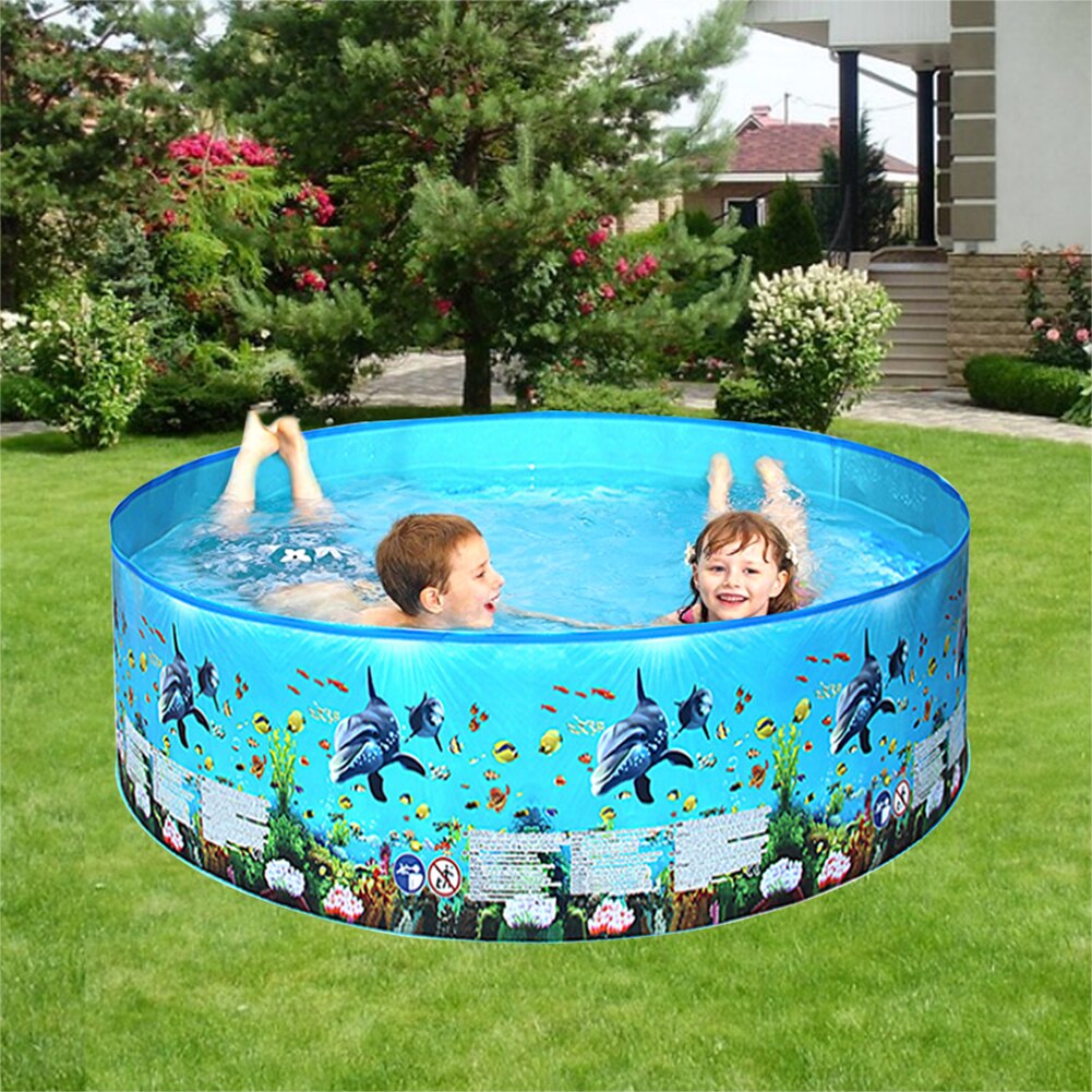 Kids Inflatable Pool Children's Home Use Paddling Pool Large Size Inflatable Round Swimming Pool For Baby