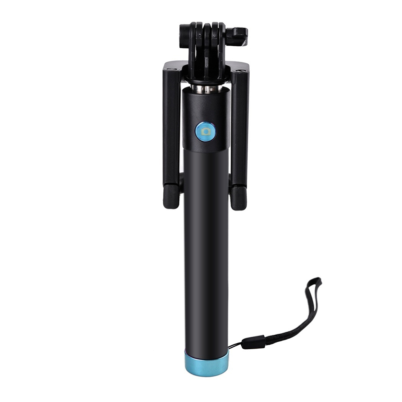 Selfiestick Monopod Bastone For iPhone XR X XS MAX 8 7 6 6s Plus Wireless Selfie Stick For Huawei P30 Pro Palo Selfi Para Movil: Blue