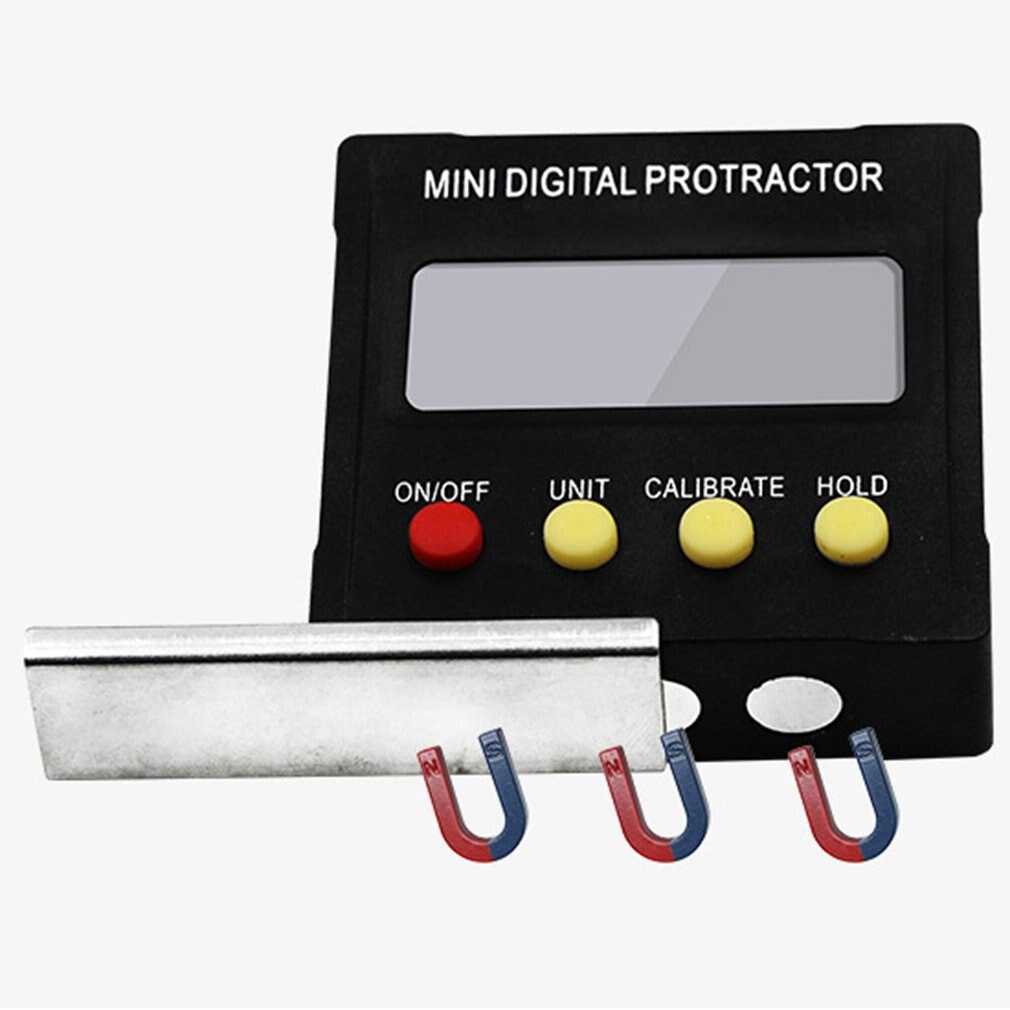 1pc Black Mini Digital Protractor Electronic Incli... – Vicedeal