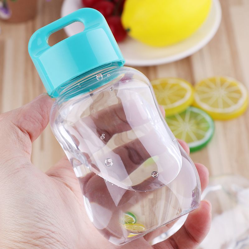 200Ml Plastic Water Bottle Mini Cute Water Bottle For Children Kids Portable Leakproof Small Water Bottle Bpa Free