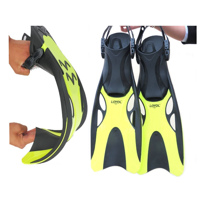 Volwassenen Zwemmen Vinnen Silicone Verstelbare scuba schoenen lange Submersible Professionele Snorkelen Voeten monofin Duiken Flippers