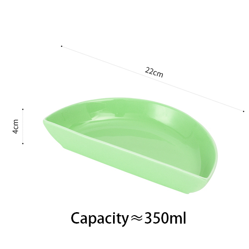 Nordic ceramic three-part four-part platter modern living room fruit platter snacks dried fruit cold cut platter: J