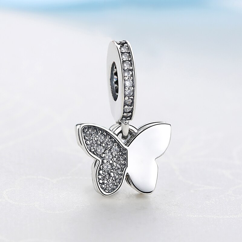 PHOCKSIN 925 Sterling Silver Charm Beads - Mother Son Father Daughter Bracelet Charms