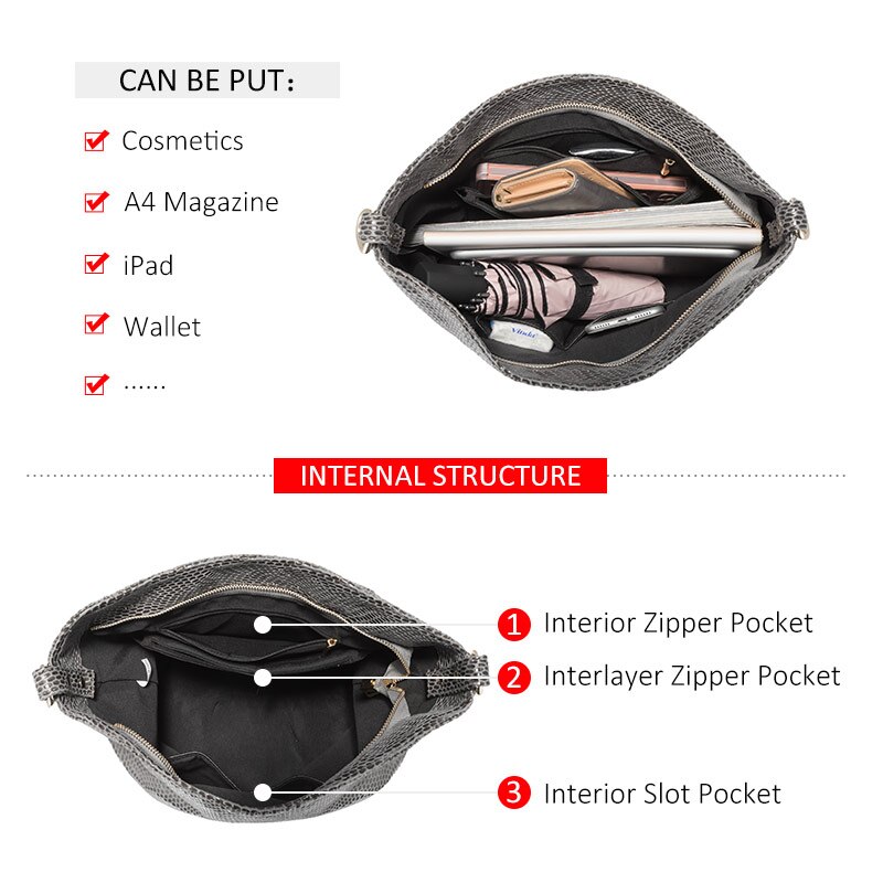 REALER-Bolso de hombro grande con asa superior para mujer, bandolera de cuero artificial con cadena,