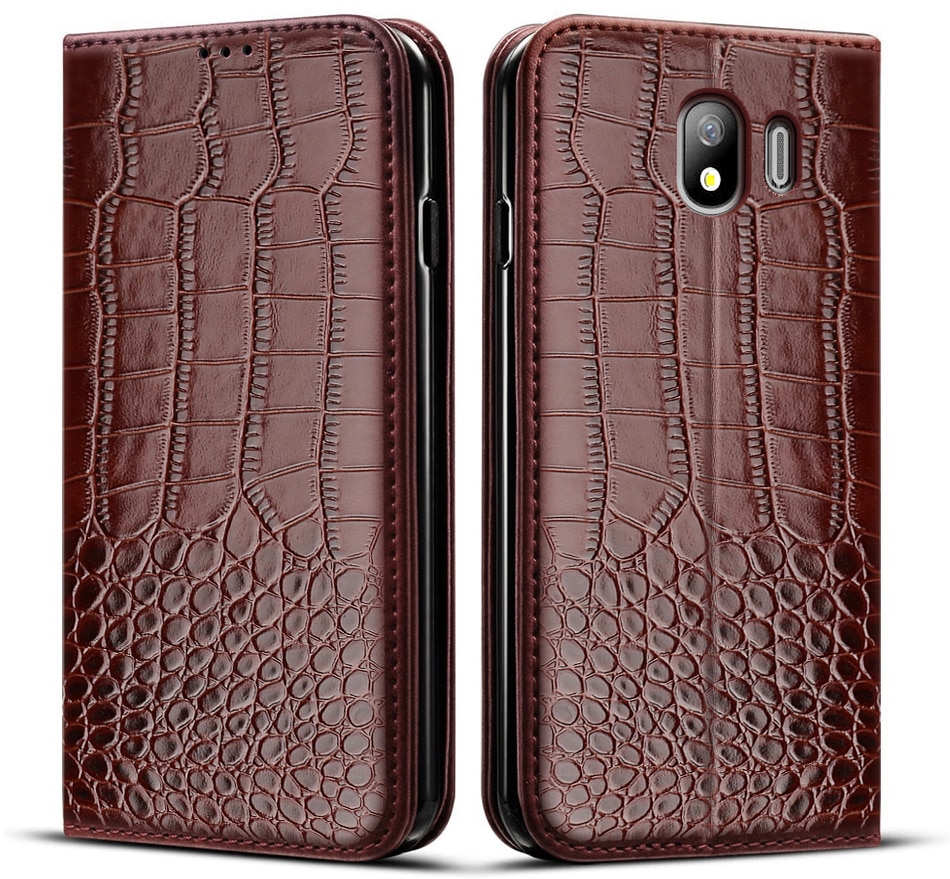 Case Voor Samsung Galaxy J4 Flip Leather Voor Samsung Galaxy J4 J400 Telefoon Case Voor Galaxy J4 J400F Cover 5.5"