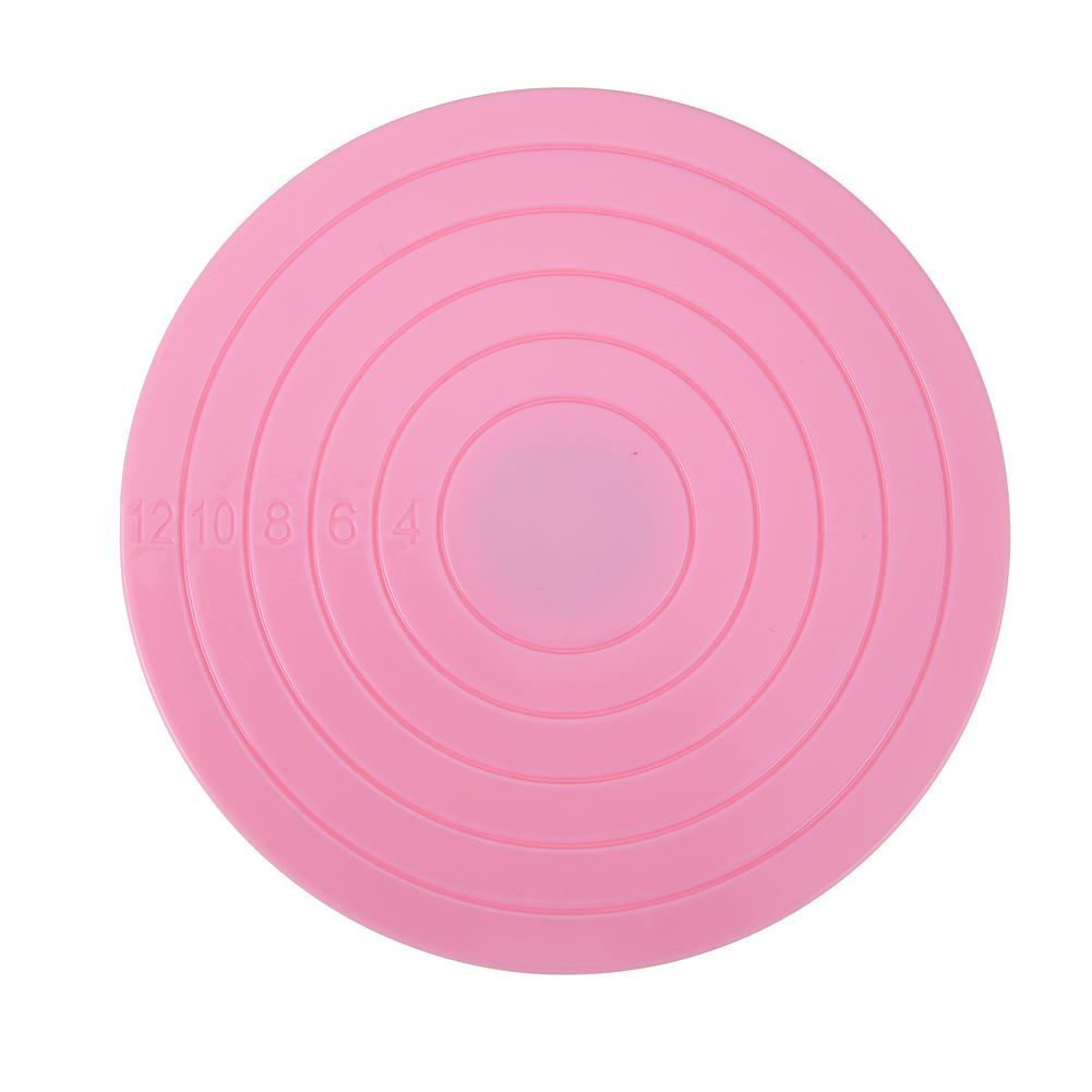 Round Cake Polished Rotating Plate DIY Cake Decorating Swivel Turntable Baking Tool Kitchen Cake Baking Accessories Household: A