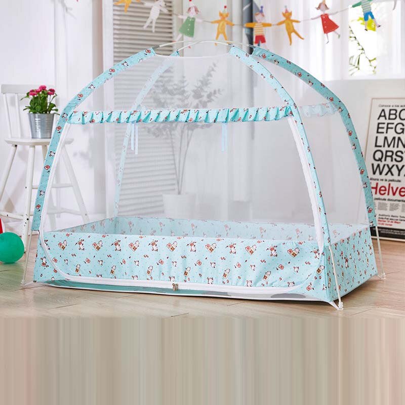 Mosquitera portátil para cuna de bebé, yurta mongola, carpa antimosquitos, dosel para recién nacido