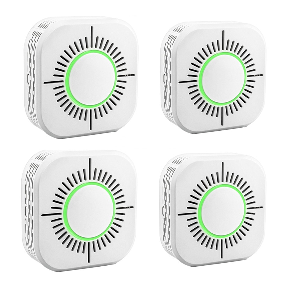 433 mhz røykvarsler trådløs røyk brannalarm sensor beskyttelse for hjemmesikkerhet alarm system arbeid med 433.92 rf bro