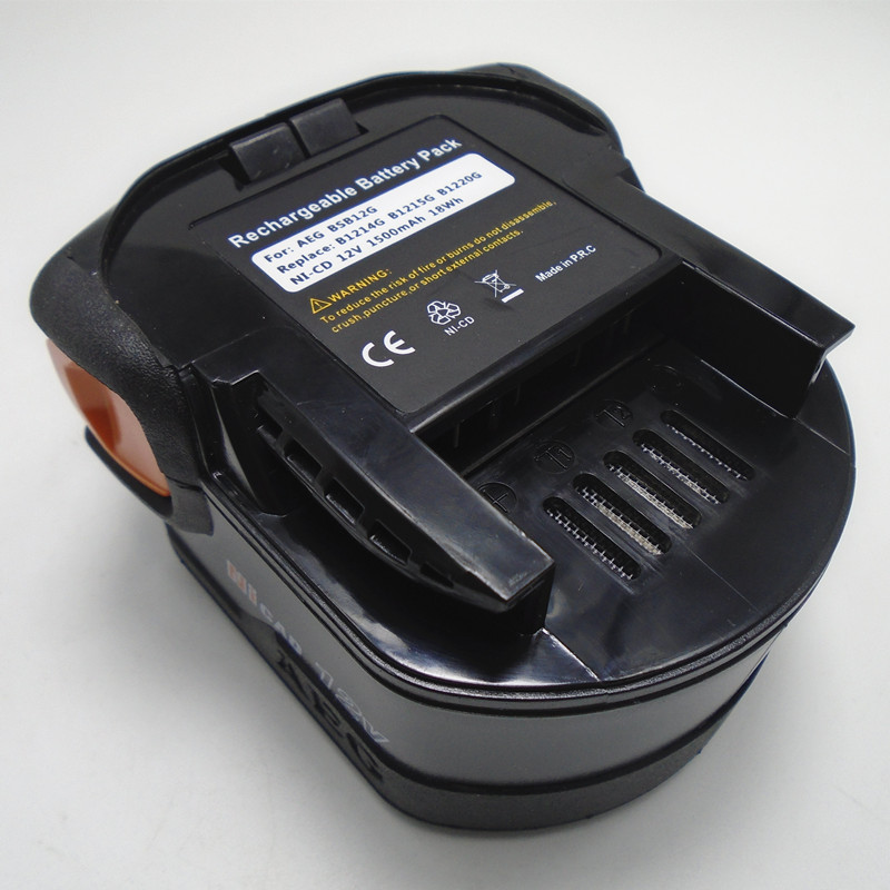12 V batterie Rechargeable ni-cd pack de cellules 2000 mah pour AEG perceuse électrique sans fil B12 BX12 BXS12 BXL12 MX12 MXS12 Type B