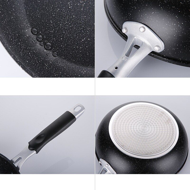 Yihao 26Cm Pannen Friteuse Lichtgewicht Non-stick Pannen Zonder Pot Cover Algemeen Gebruik Voor Gas En Inductie Kookplaat keuken Gereedschap