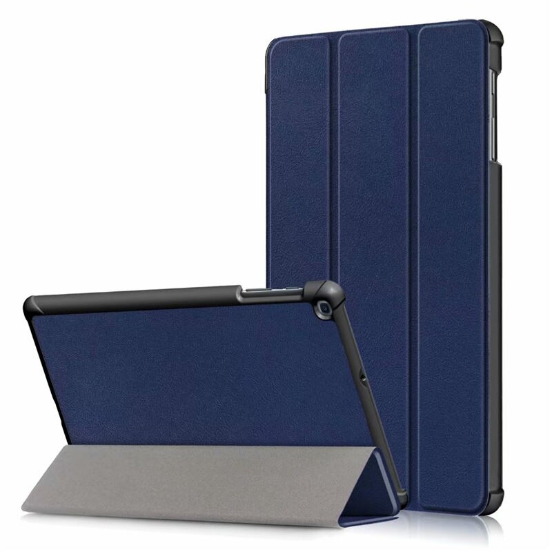 Case for Samsung Galaxy Tab A SM-T510 SM-T515 T510 T515 Tablet case cover stand for Tab 10,1 tablet: Dark blue