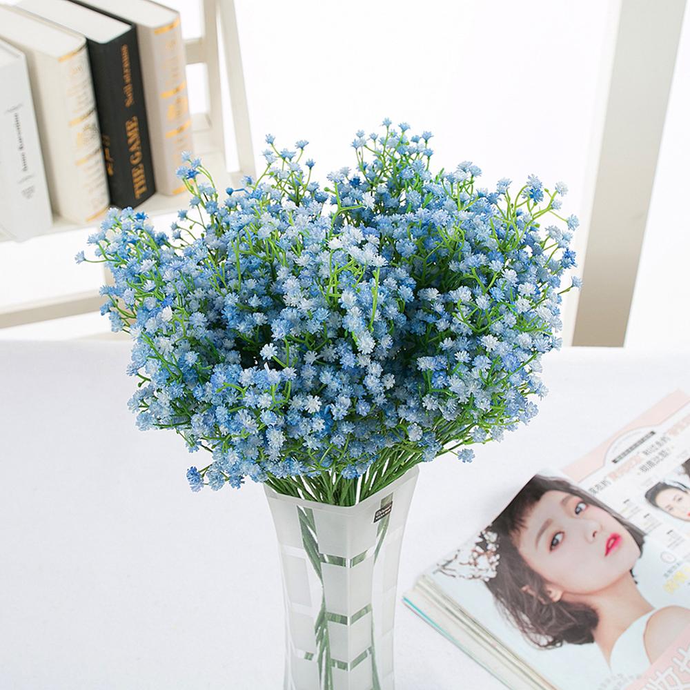 80 têtes bébé souffle artificiel gypsophile mariage fleur décoration de la maison anniversaire bricolage Photo accessoires mariage mariée Bouquets