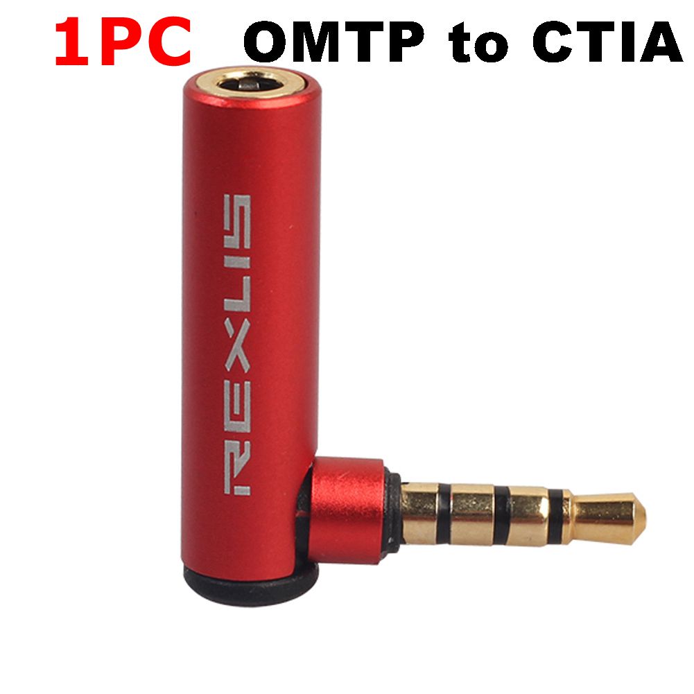 90 Degree Headphone Audio Microphone Jack Stereo Plug Connector 3.5mm Male to Female Right Angled Adapter Converter for REXUS: WHITE