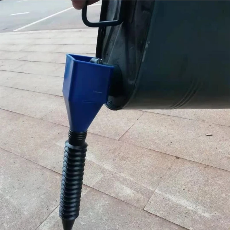 Embudo de aceite de motor de gasolina para repostaje de motocicleta y coche, herramienta de transferencia de filtro, embudo de aceite para cambio de aceite, Accesorios Para automóvil