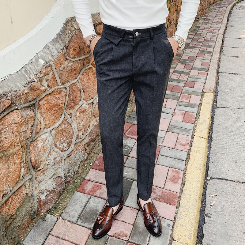 produkte Männlichen herbst Casual bleistift hosen herren business anzug hose/Mann kleidung 29-36